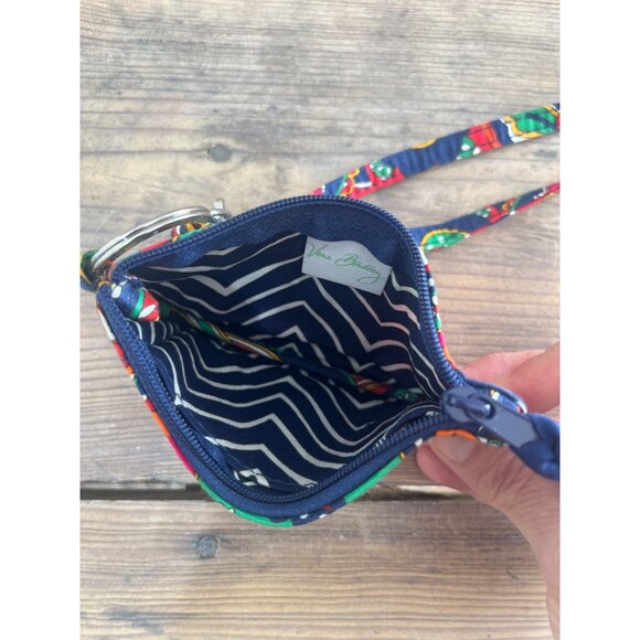 Vera Bradley Venetian Paisley ID Coin Wallat with Lanyard - Picture 5 of 5
